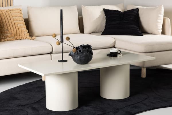 FURNLUX SOHVAPÖYTÄ SANDVIKA BEIGE 50CM