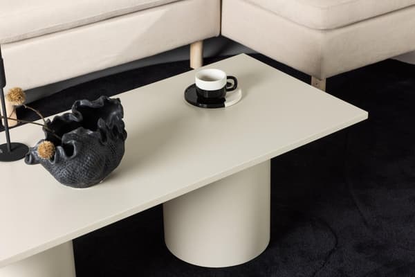 FURNLUX SOHVAPÖYTÄ SANDVIKA BEIGE 50CM