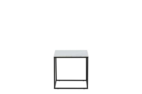 FURNLUX SOFFBORD ESTELLE MARMOR VIT & SVART 50CM