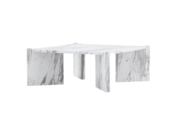FURNLUX SOHVAPÖYTÄ ROGALAND MARMORI VALKOINEN 100CM