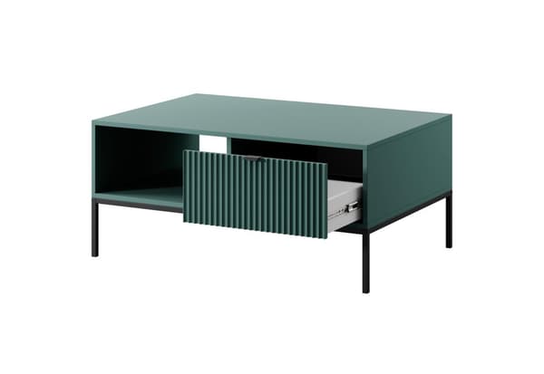 FURNLUX SOHVAPÖYTÄ AVON VIHREÄ & MUSTA 104CM