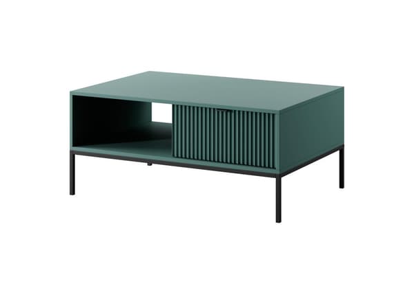 FURNLUX SOHVAPÖYTÄ AVON VIHREÄ & MUSTA 104CM