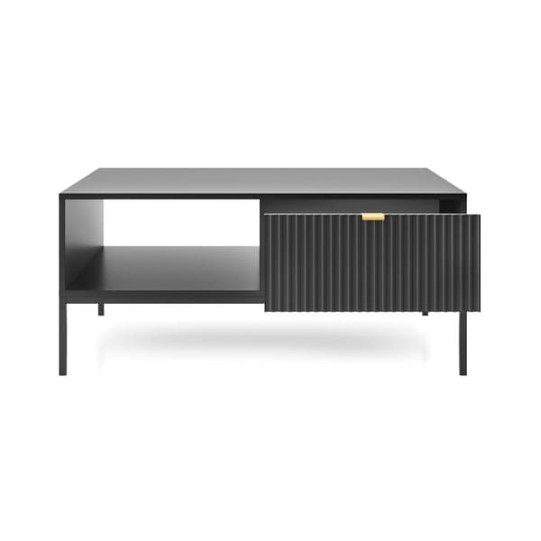 FURNLUX SOHVAPÖYTÄ AVON MUSTA 104CM