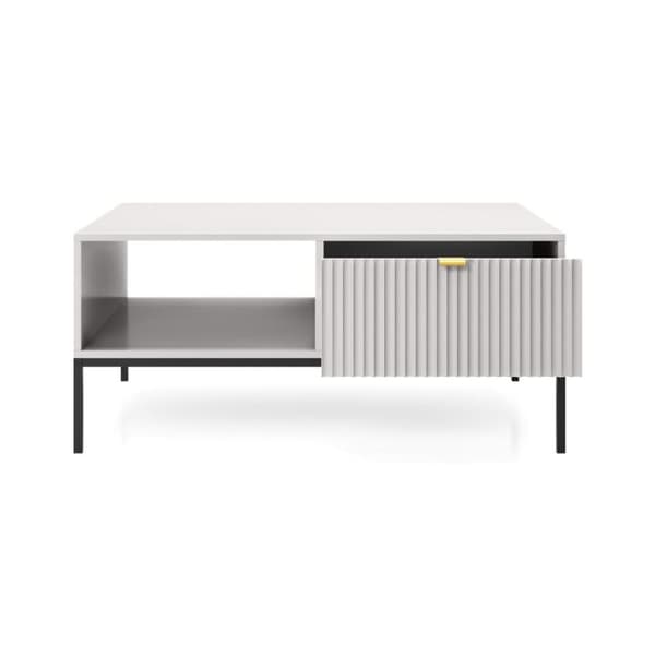 FURNLUX SOHVAPÖYTÄ AVON HARMAA 104CM