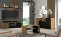 Miniatyrbild 5 av 8: FURNLUX SOFFBORD AURIS BEIGE & SVART 88CM