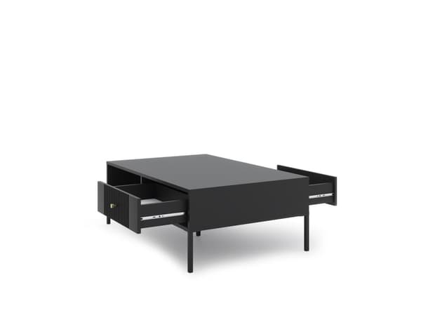 FURNLUX SOHVAPÖYTÄ ISEO MUSTA 104CM