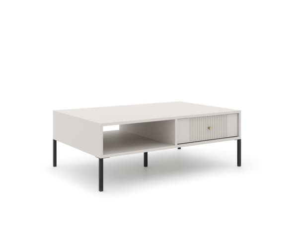 FURNLUX SOFABORD ISEO BEIGE & SORT 104CM