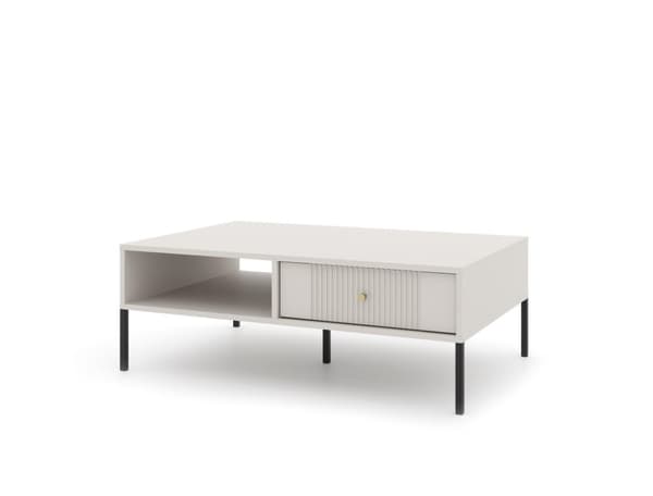 FURNLUX SOFABORD ISEO BEIGE & SORT 104CM