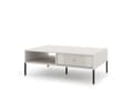 Miniatyrbillede 1 af 6: FURNLUX SOFABORD ISEO BEIGE & SORT 104CM