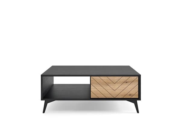 FURNLUX SOFFBORD DIAMANT BEIGE & SVART 104CM
