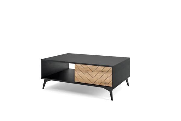 FURNLUX SOFFBORD DIAMANT BEIGE & SVART 104CM