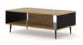 Pikkukuva 1 / 2: FURNLUX SOHVAPÖYTÄ RAVENNA B BEIGE & MUSTA 90CM