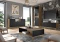 Miniatyrbild 3 av 7: FURNLUX SOFFBORD RAVENNA B BEIGE & SVART & GULD 90CM