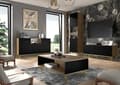 Miniatyrbild 4 av 7: FURNLUX SOFFBORD RAVENNA B BEIGE & SVART & GULD 90CM