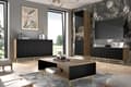 Miniatyrbild 6 av 7: FURNLUX SOFFBORD RAVENNA B BEIGE & SVART & GULD 90CM