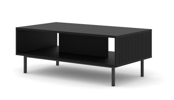 FURNLUX SOFFBORD RAVENNA B SVART 90CM