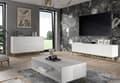 Miniatyrbild 5 av 6: FURNLUX SOFFBORD RAVENNA B VIT & GULD 90CM
