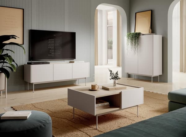 FURNLUX SOHVAPÖYTÄ VÄRI BEIGE 97CM