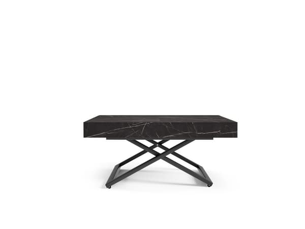 FURNLUX SOHVAPÖYTÄ SANNA U MUSTA 80CM