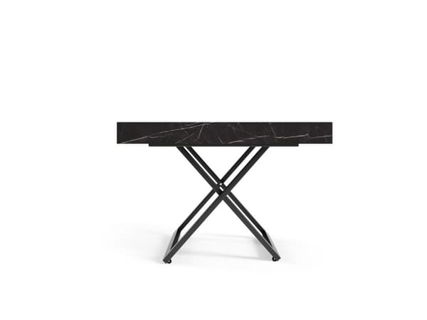 FURNLUX SOHVAPÖYTÄ SANNA U MUSTA 80CM