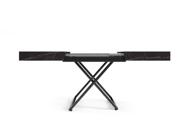 FURNLUX SOHVAPÖYTÄ SANNA U MUSTA 80CM