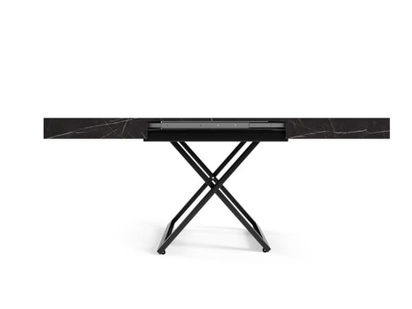 FURNLUX SOHVAPÖYTÄ SANNA U MUSTA 80CM