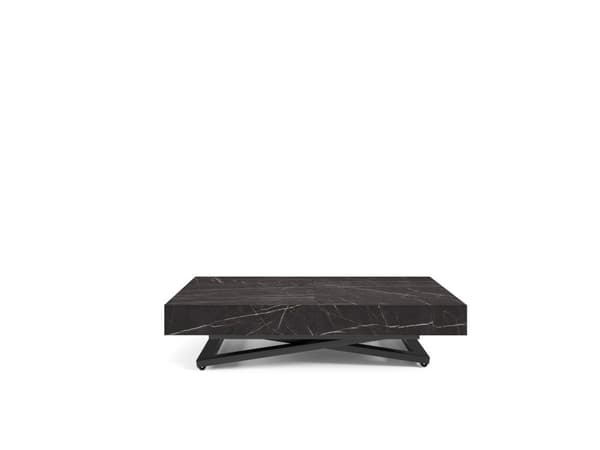 FURNLUX SOHVAPÖYTÄ SANNA U MUSTA 80CM
