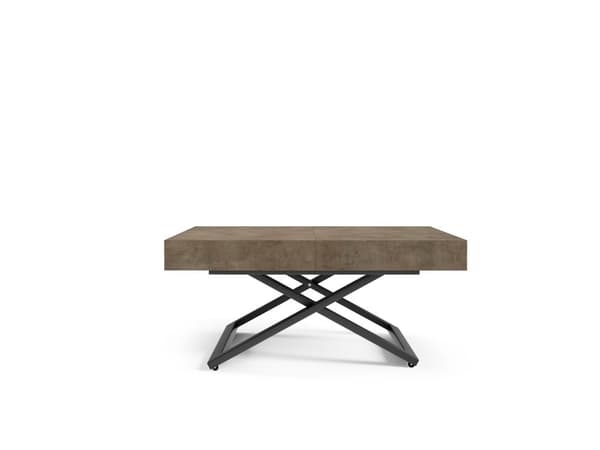 FURNLUX SOHVAPÖYTÄ SANNA U TUMMANHARMAA 80CM