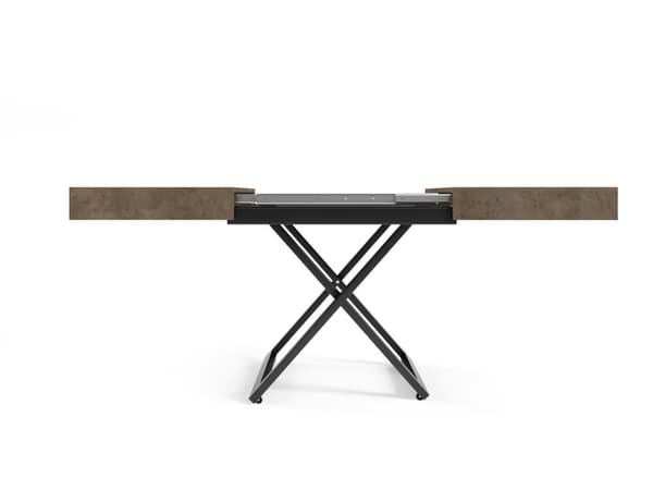 FURNLUX SOHVAPÖYTÄ SANNA U TUMMANHARMAA 80CM