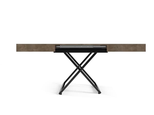 FURNLUX SOHVAPÖYTÄ SANNA U TUMMANHARMAA 80CM