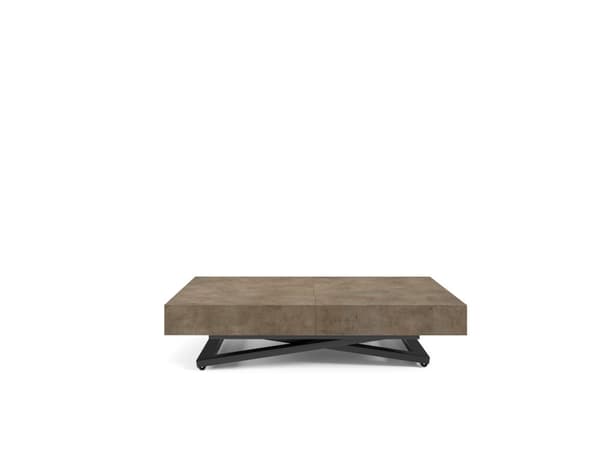 FURNLUX SOHVAPÖYTÄ SANNA U TUMMANHARMAA 80CM