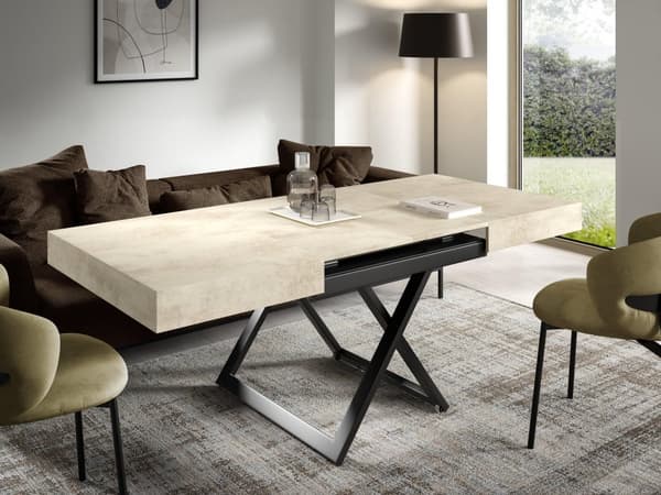 FURNLUX SOFFBORD SANNA U VIT 80CM