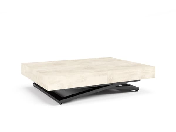 FURNLUX SOFFBORD SANNA U VIT 80CM