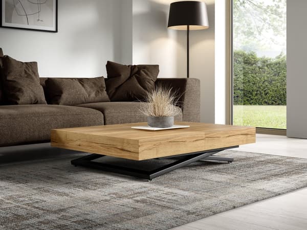 FURNLUX SOFFBORD SANNA U BEIGE 80CM