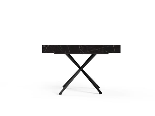 FURNLUX SOHVAPÖYTÄ SANNA X MUSTA 80CM