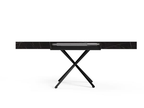 FURNLUX SOHVAPÖYTÄ SANNA X MUSTA 80CM