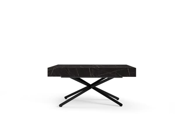 FURNLUX SOHVAPÖYTÄ SANNA X MUSTA 80CM