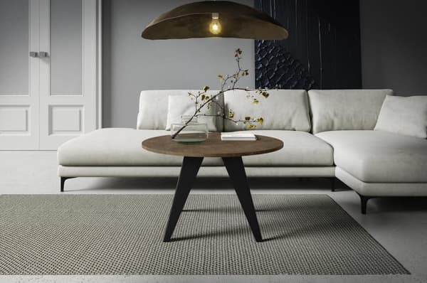 FURNLUX SOFABORD FARE GRÅ & SORT 75CM
