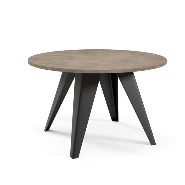 FURNLUX SOFFBORD FARE GRÅ & SVART 75CM