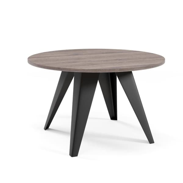 FURNLUX SOFFBORD FAR BRUN & SVART 75CM