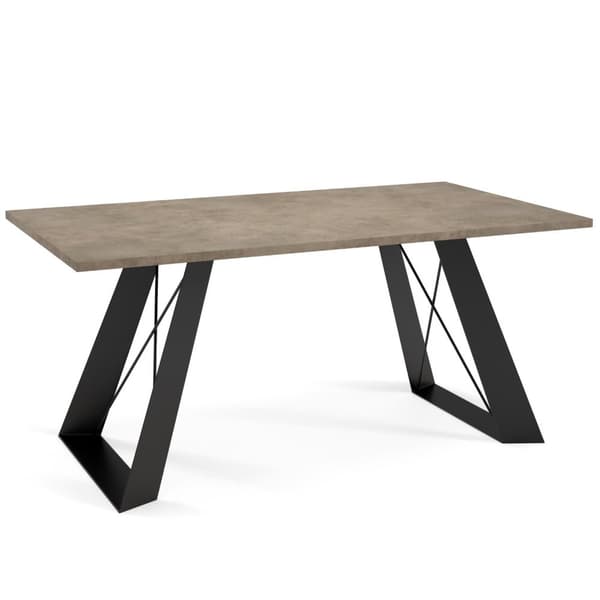 FURNLUX SOFFBORD SATIS GRÅ & SVART 60CM
