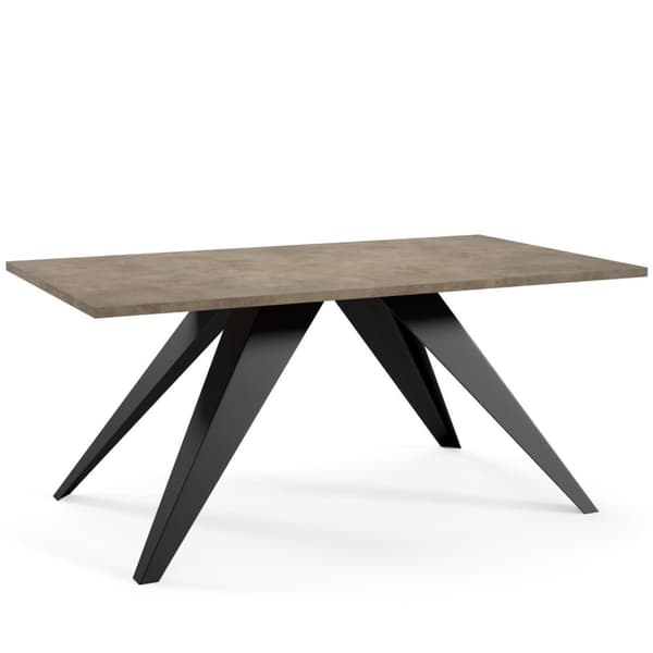 FURNLUX SOFABORD ARIA GRÅ & SORT 60CM