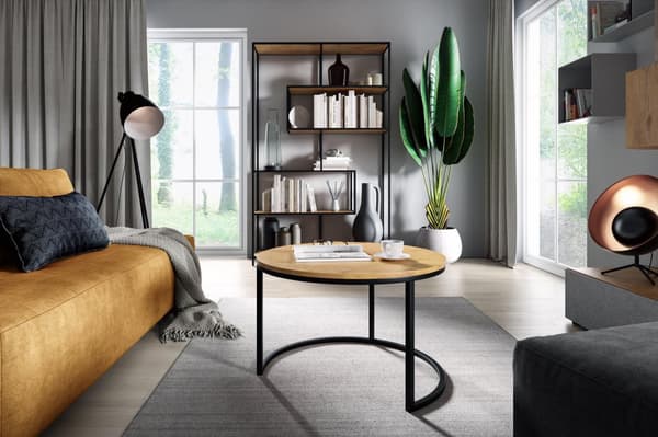 FURNLUX SOFFBORD RABEN BEIGE 75CM