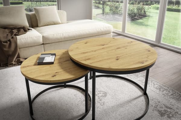 FURNLUX SOFFBORD RABEN BEIGE 75CM