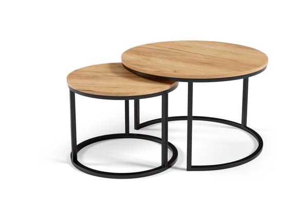 FURNLUX SOFFBORD RABEN EK LJUS 75CM