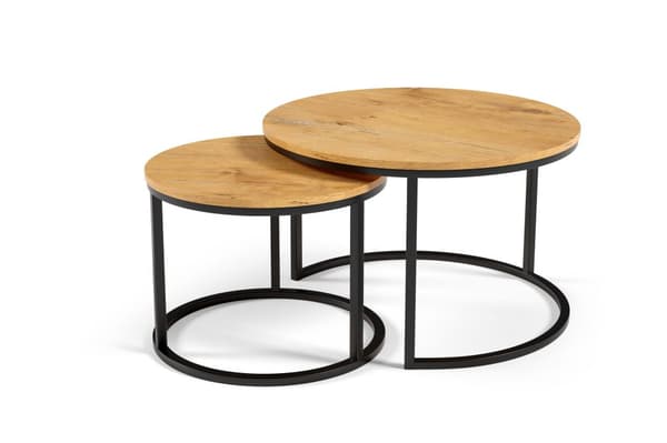 FURNLUX SOHVAPÖYTÄ RABEN ORANSSI 75CM