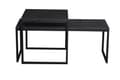 Miniatyrbild 2 av 3: FURNLUX SOFFBORD TONY SVART 50CM