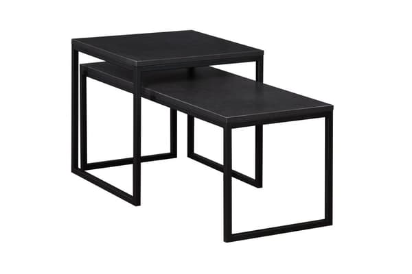 FURNLUX SOFFBORD TONY SVART 50CM
