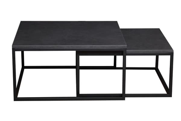 FURNLUX SOHVAPÖYTÄ DUAL MUSTA 76CM