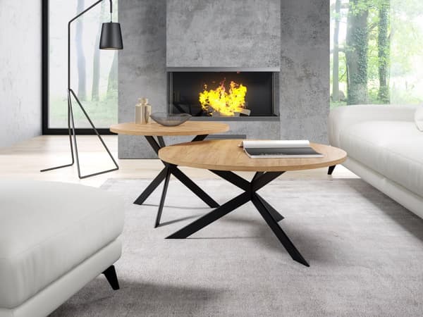 FURNLUX SOHVAPÖYTÄ LIBRE LUONNOLLINEN PUU 75CM